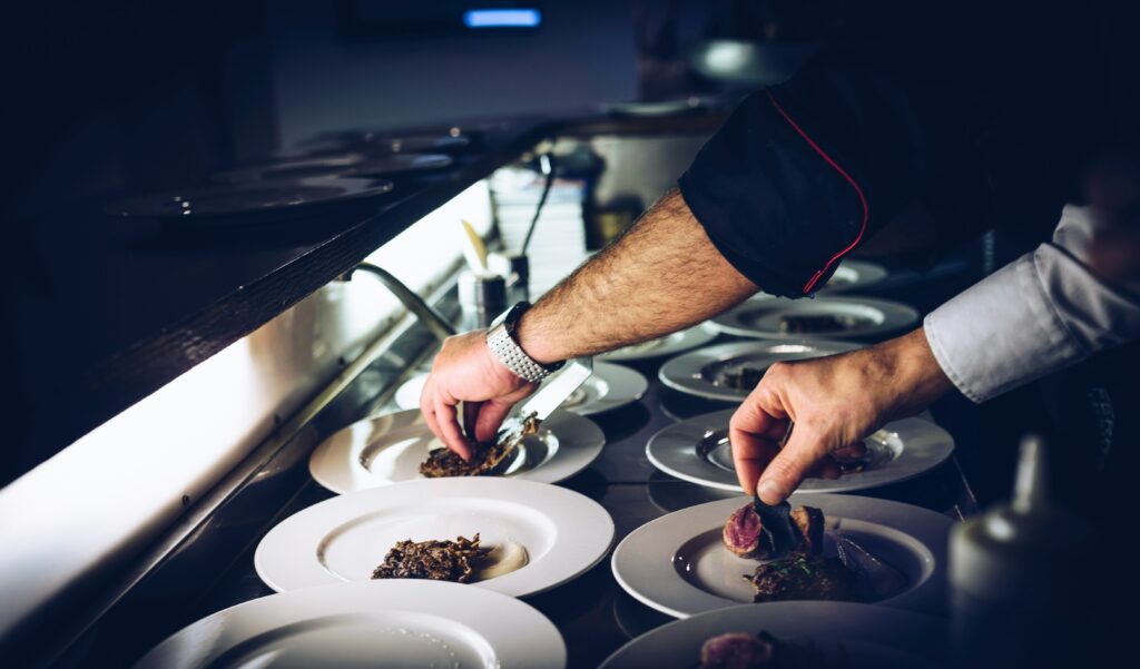 Dressage Assiettes Traiteur restaurateur