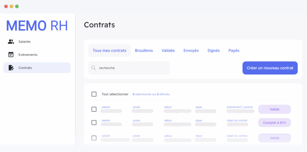 Présentation de l'app Memo RH Avec l'app MEMO RH, boostez vos contrats, simplifiez vos paies